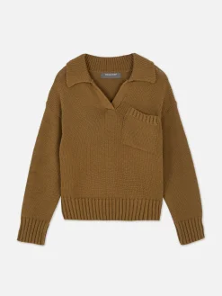 Knit Polo Sweater|Primark Sale
