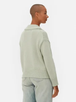 Knit Polo Sweater|Primark Outlet