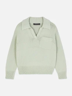 Knit Polo Sweater|Primark Outlet