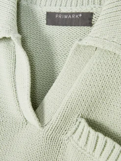 Knit Polo Sweater|Primark Outlet