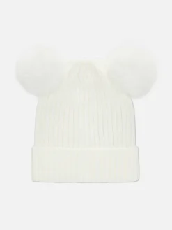 Knit Pompom Beanie|Primark Discount