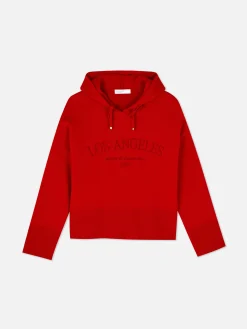 Knitted Pullover Slogan Hoodie|Primark Discount