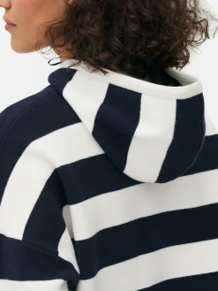 Knitted Stripe Hoodie|Primark Hot