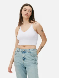 Lace Trim Cropped Cami|Primark Best