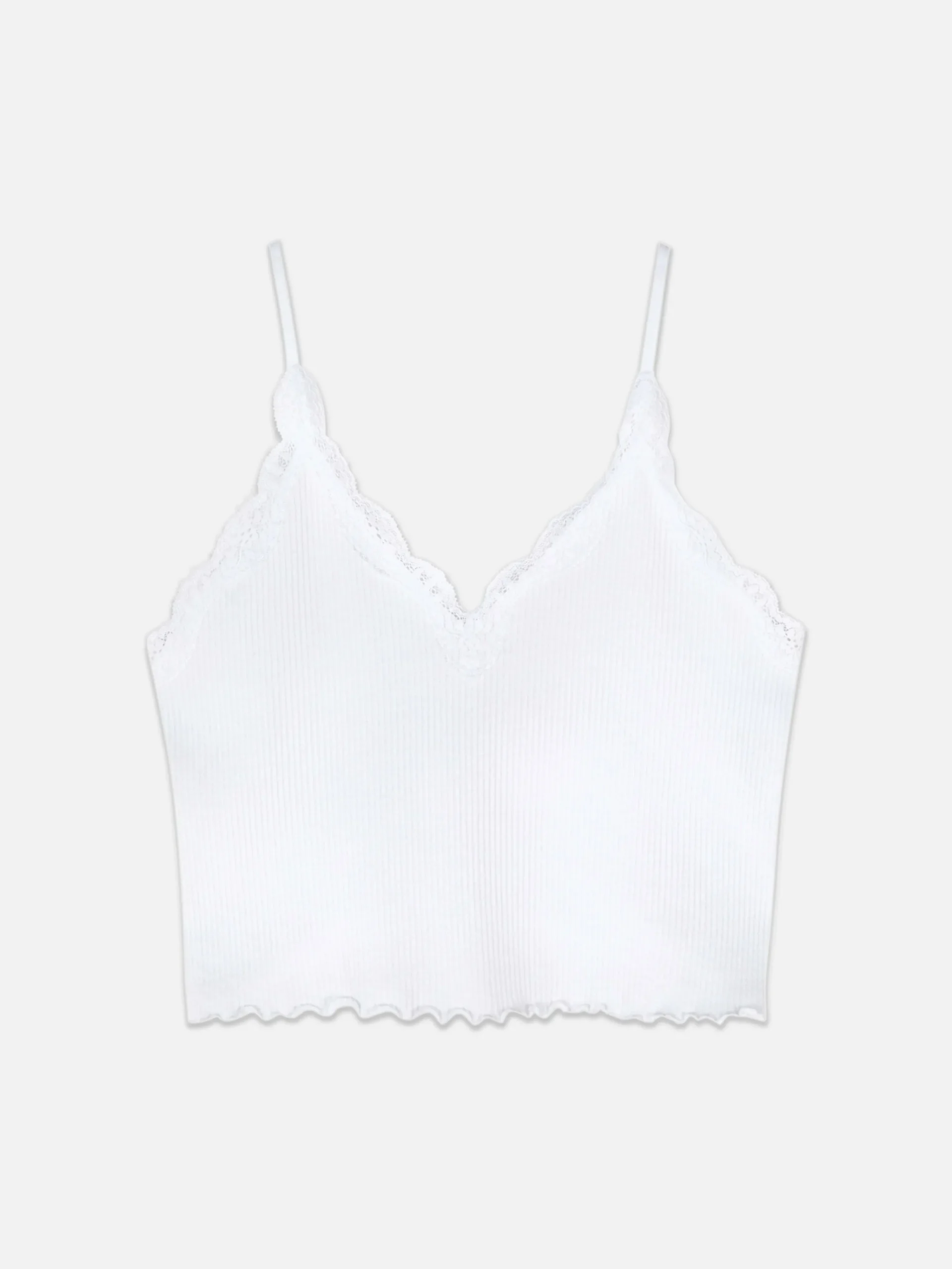 Lace Trim Cropped Cami|Primark Best