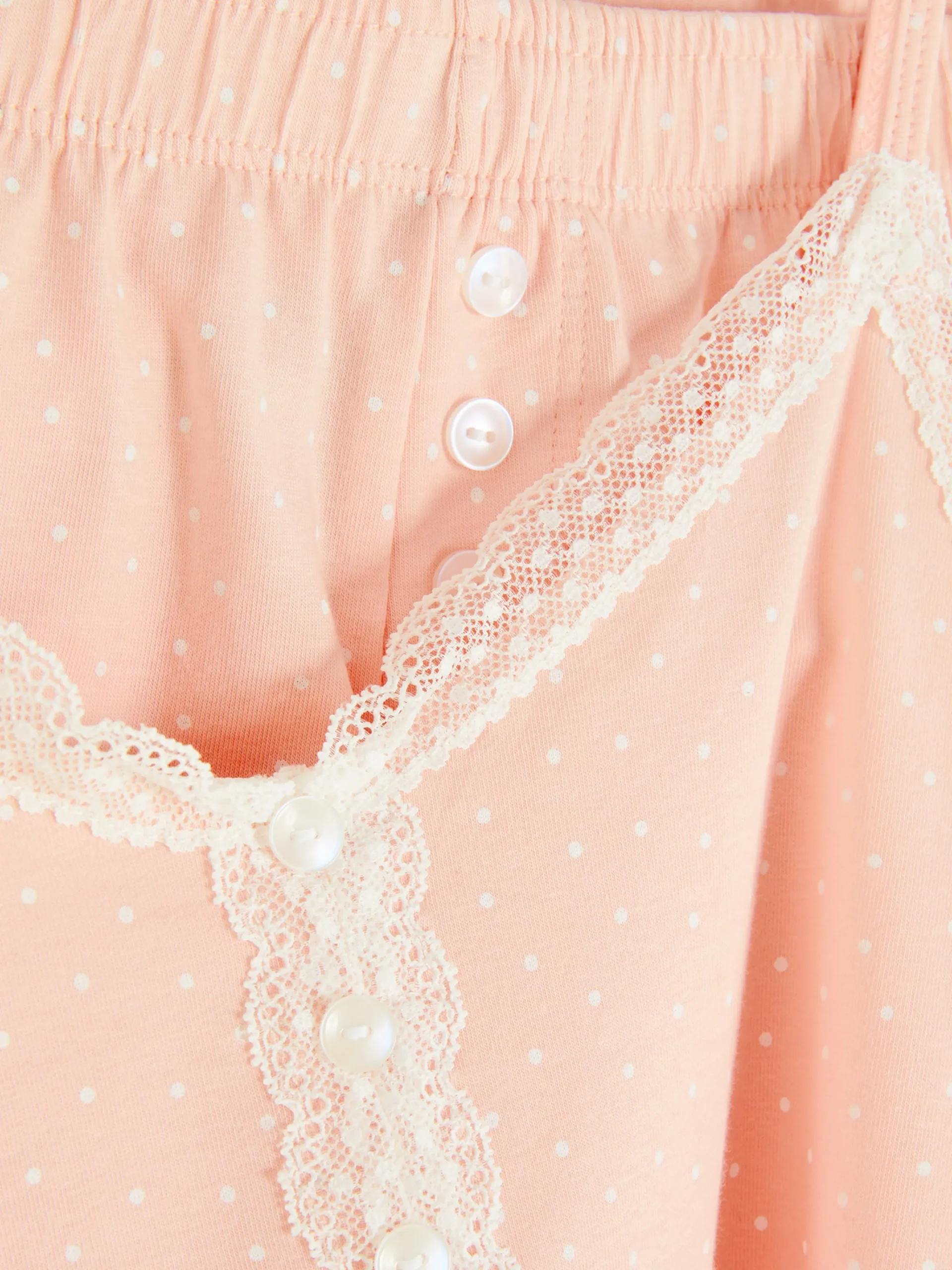 Lace Trim Pajama Cami And Shorts Set|Primark Online