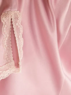 Lace Trim Satin Pajama Shorts|Primark Hot