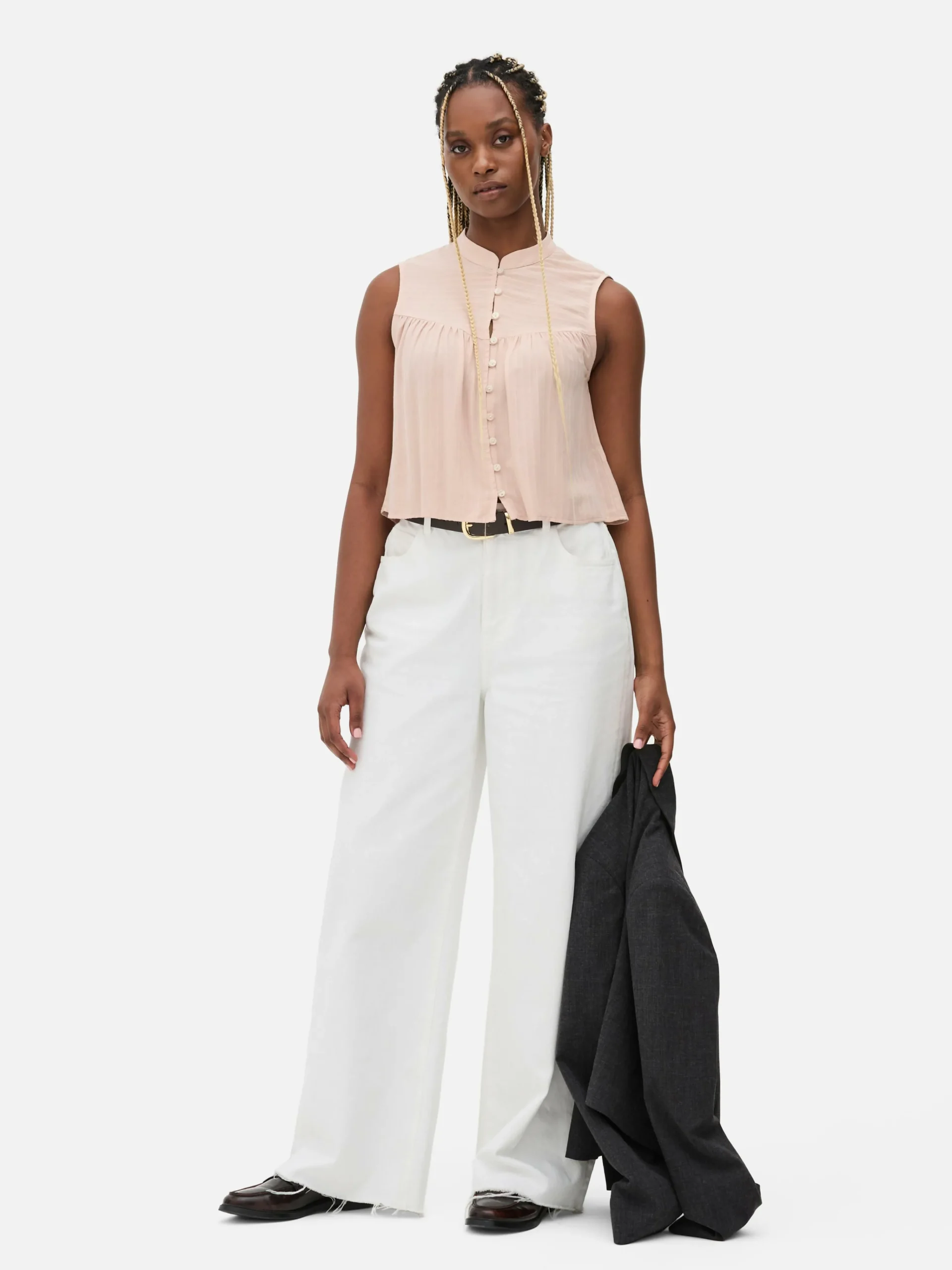 Ladder Detail Peasant Blouse|Primark Discount