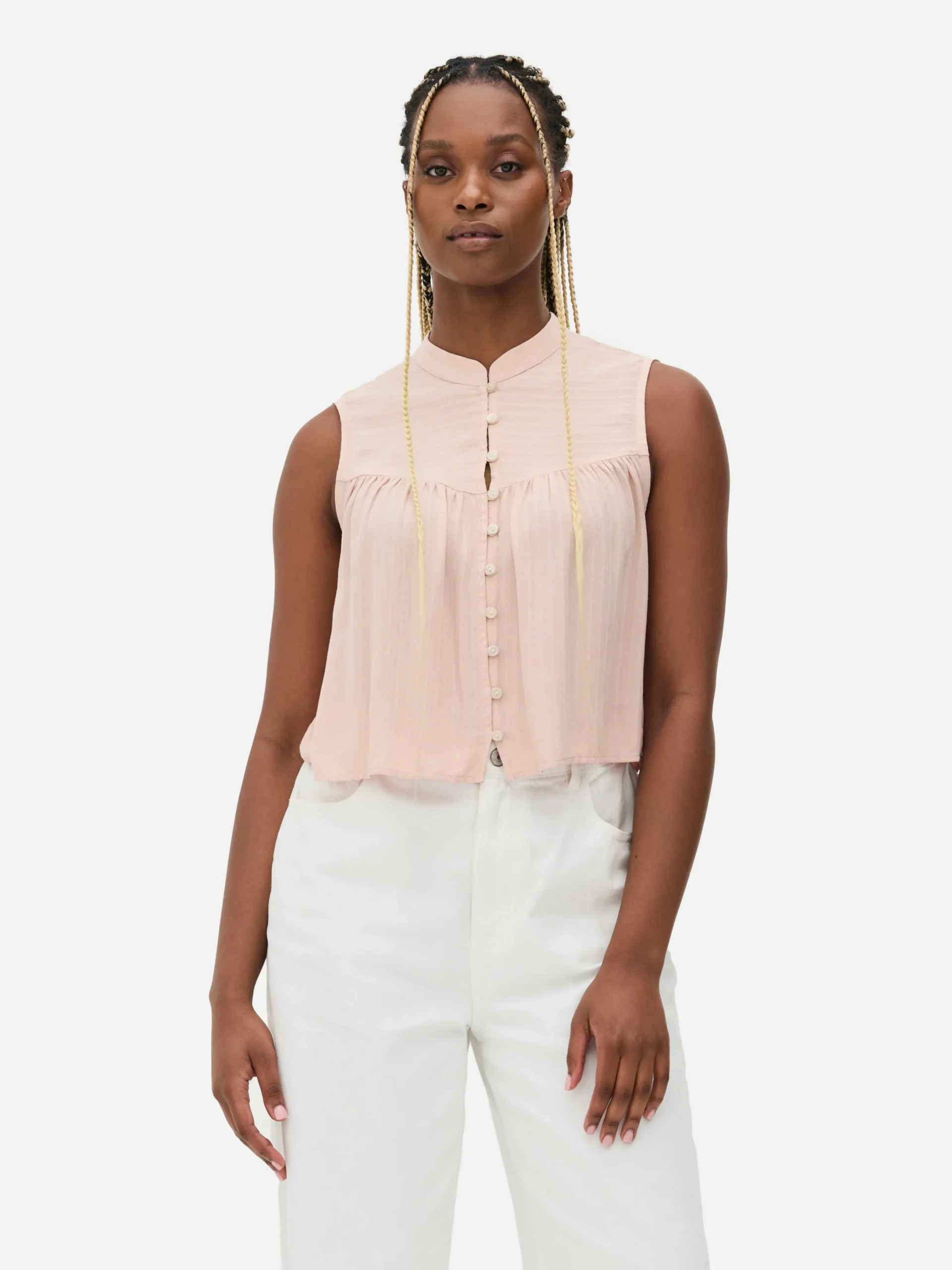 Ladder Detail Peasant Blouse|Primark Discount