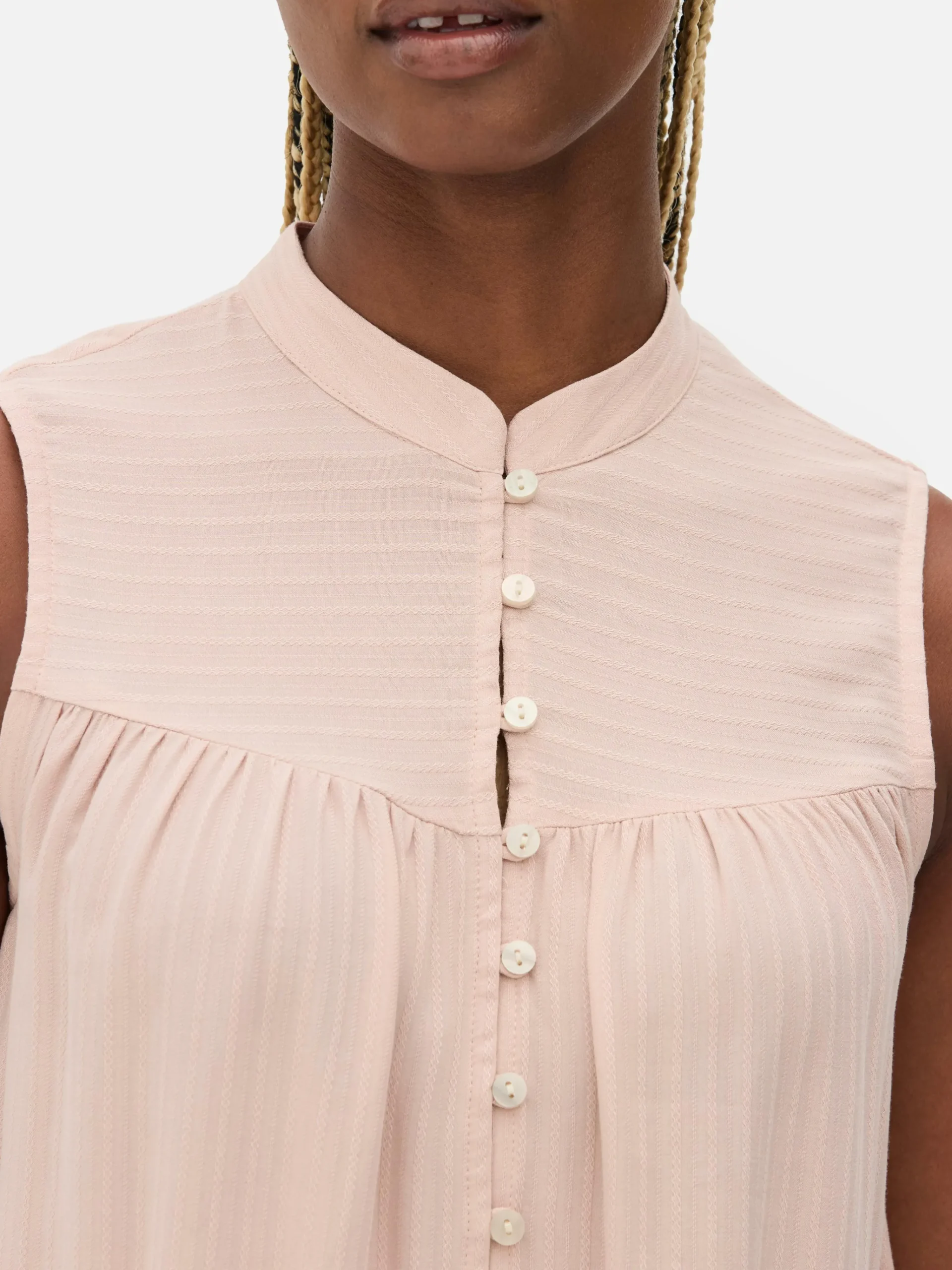 Ladder Detail Peasant Blouse|Primark Discount