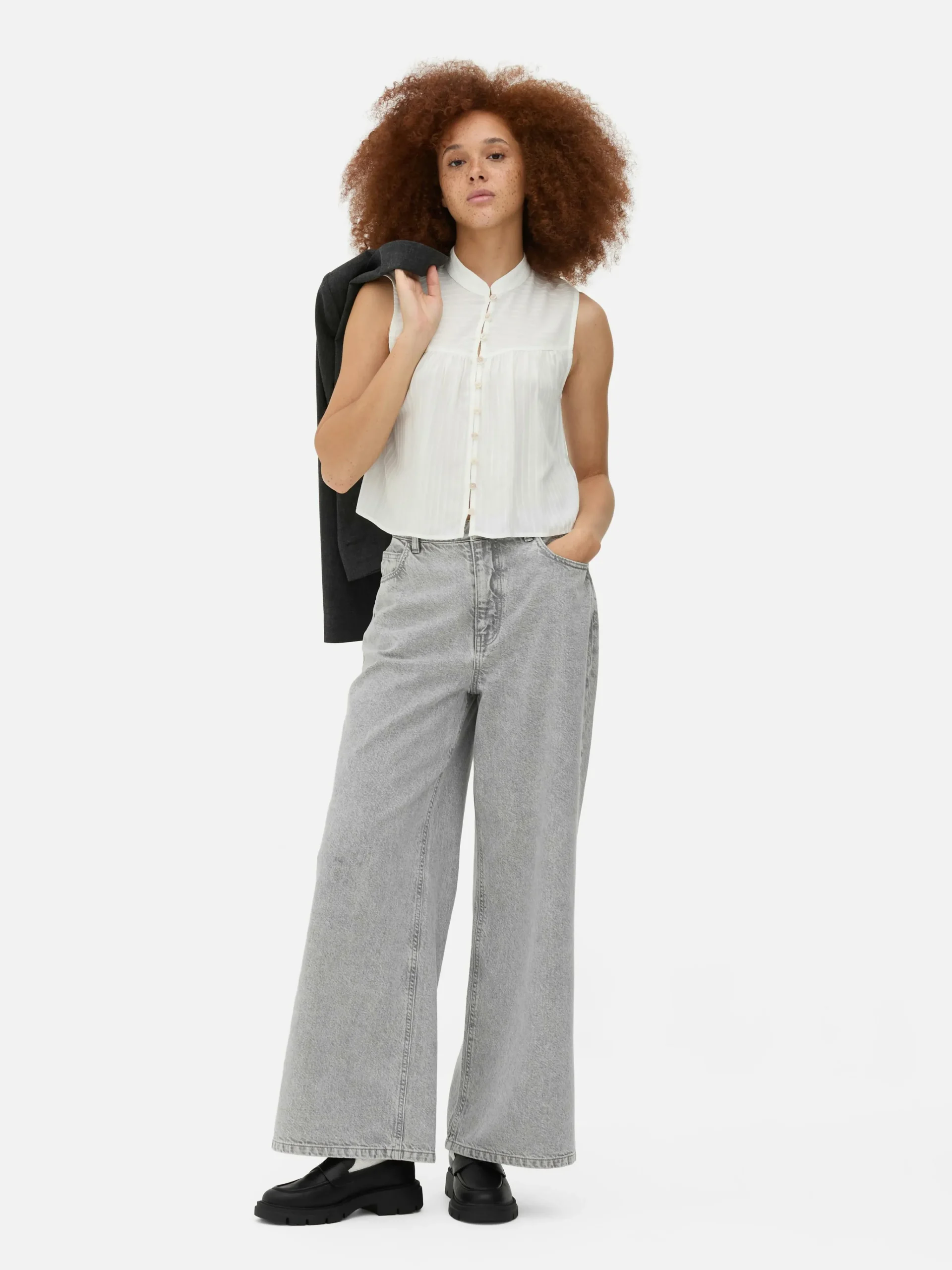 Ladder Detail Peasant Blouse|Primark Clearance