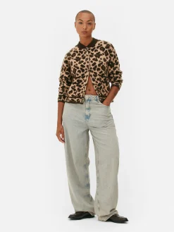 Leopard Bomber Cardigan|Primark Sale