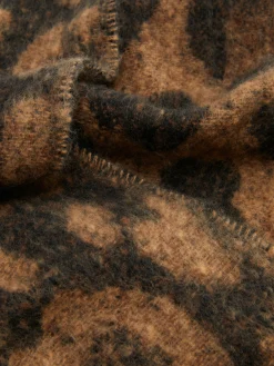 Leopard Brushed Skinny Scarf|Primark Discount