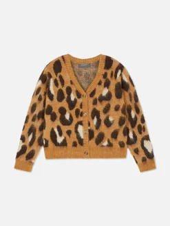 Leopard Cropped Cardigan|Primark Outlet