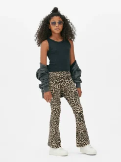 Leopard Flared Leggings|Primark Clearance