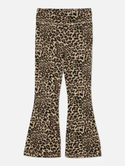 Leopard Flared Leggings|Primark Clearance