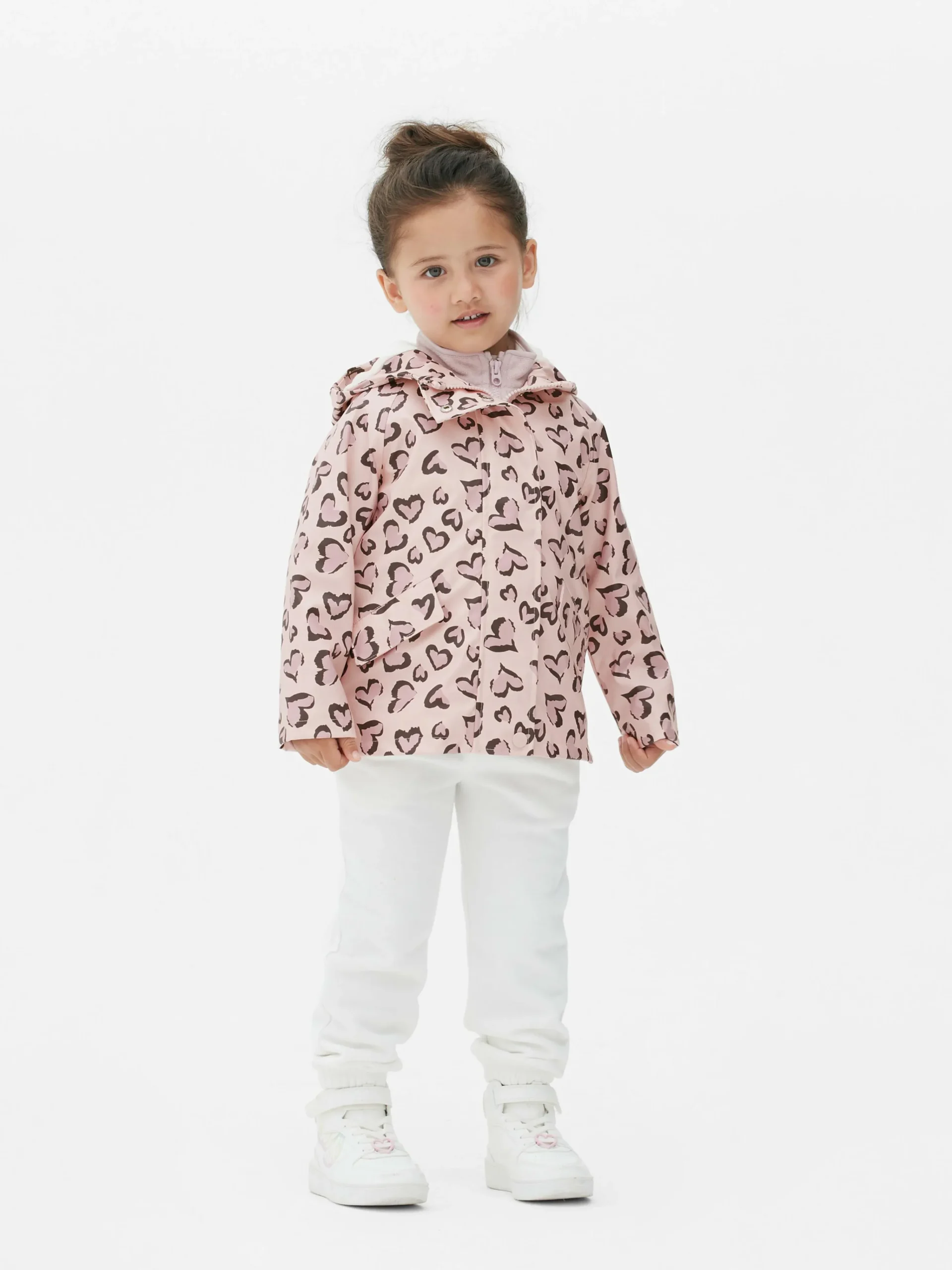 Leopard Heart Raincoat|Primark Sale
