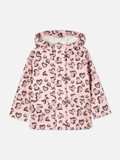 Leopard Heart Raincoat|Primark Sale