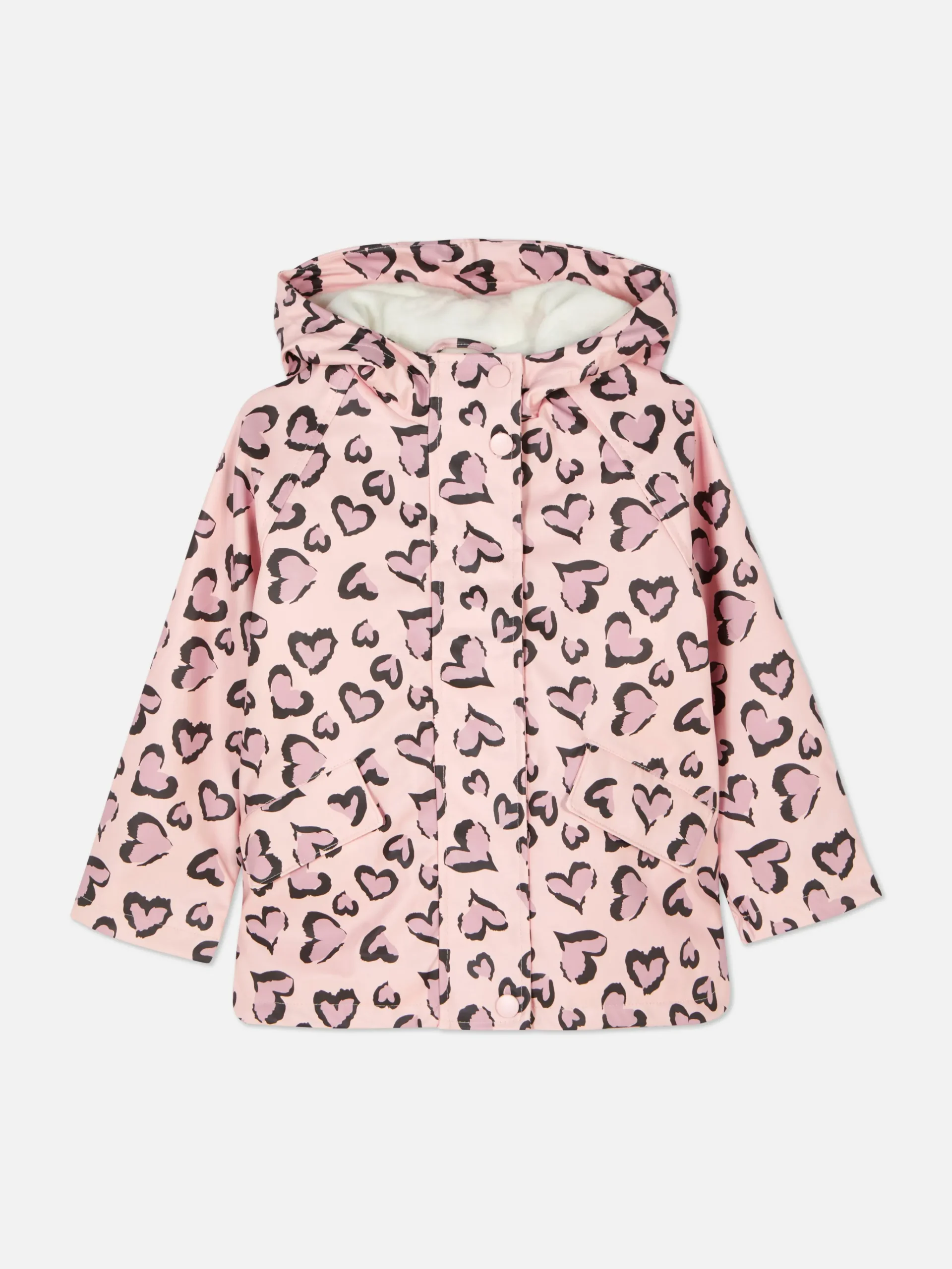 Leopard Heart Raincoat|Primark Sale