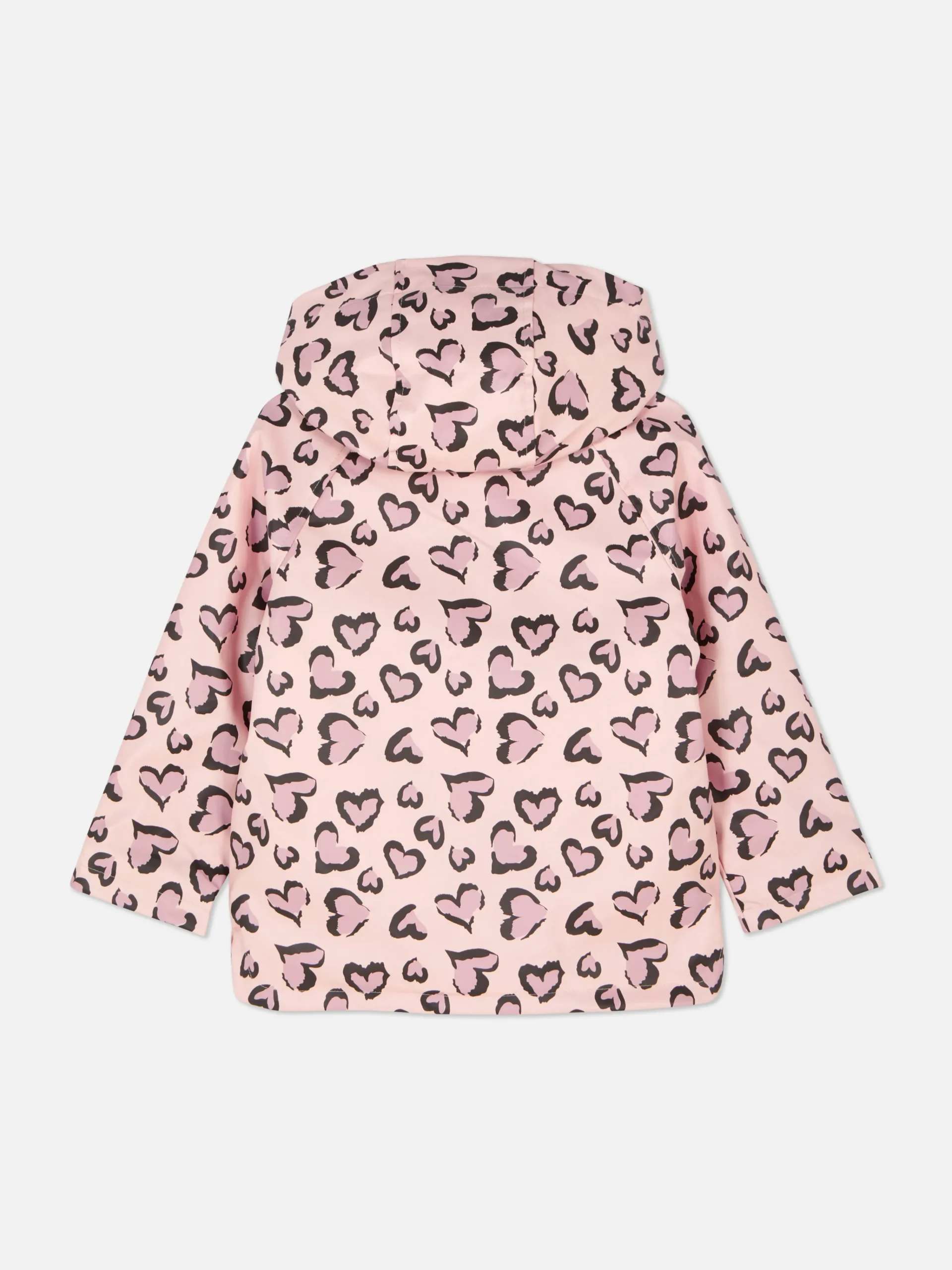 Leopard Heart Raincoat|Primark Sale