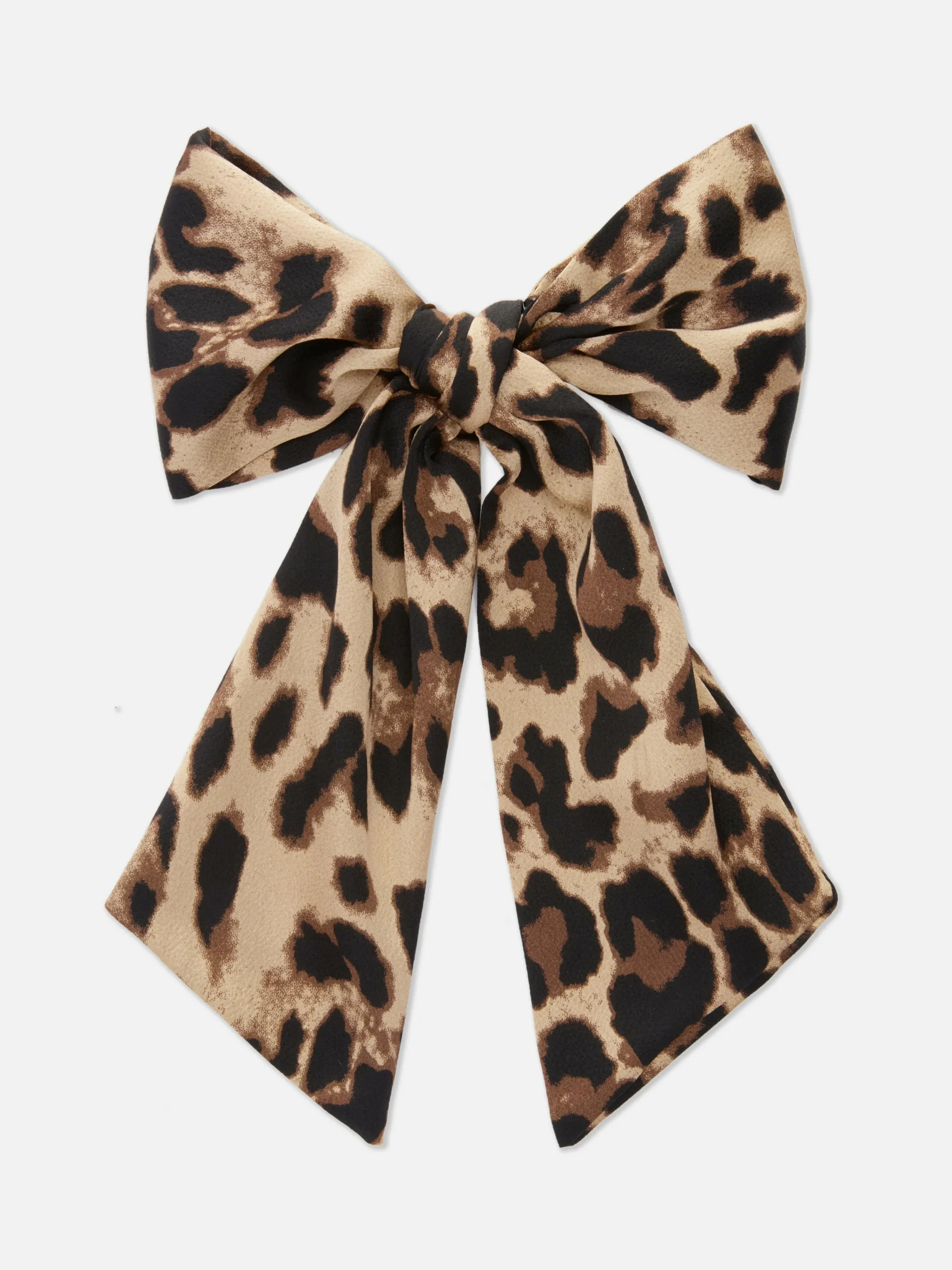 Leopard Print Hair Bow|Primark New