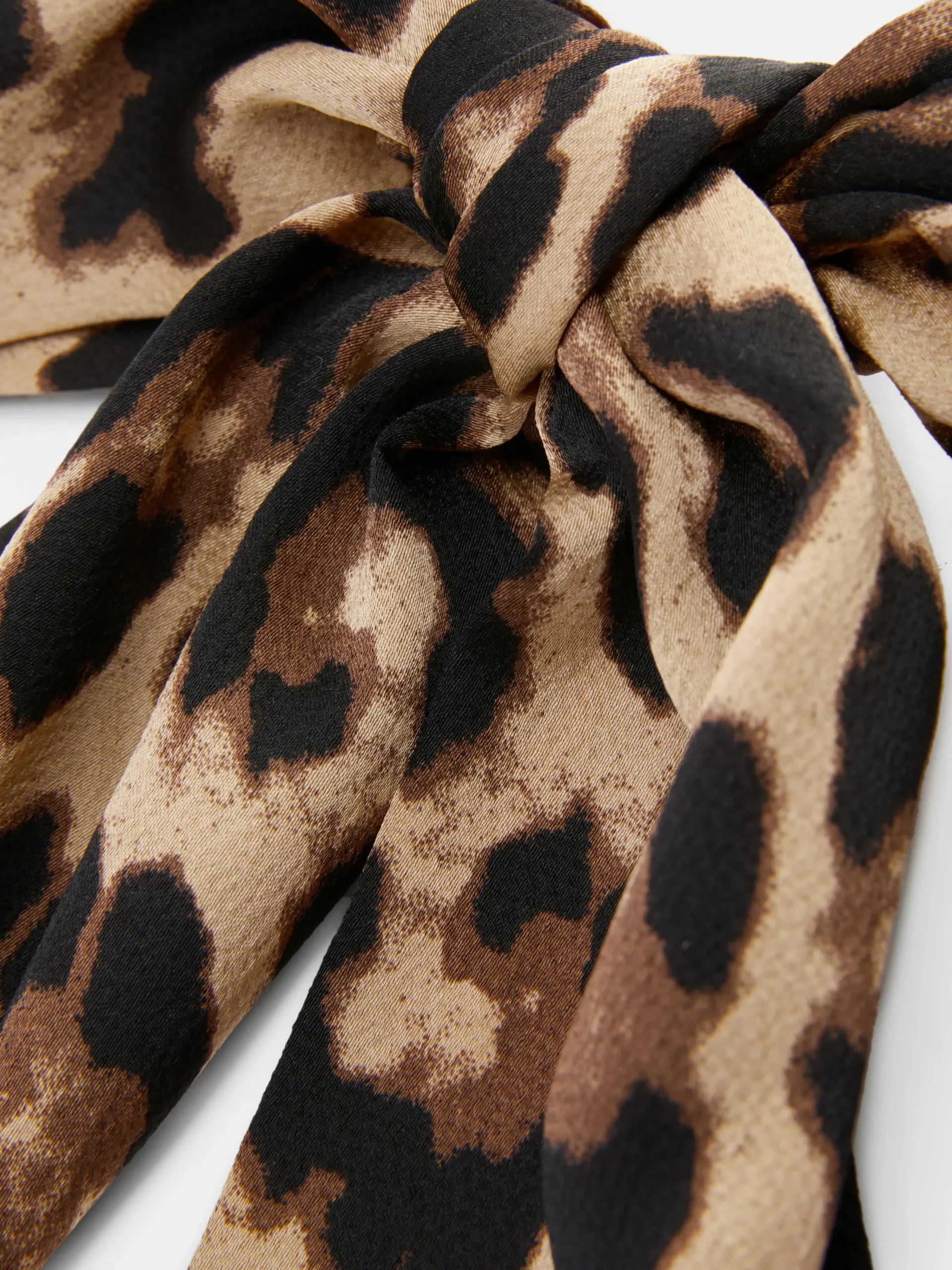 Leopard Print Hair Bow|Primark New