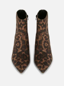 Leopard Print Kitten Heel Boots|Primark Best
