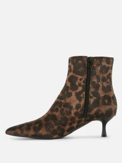 Leopard Print Kitten Heel Boots|Primark Best