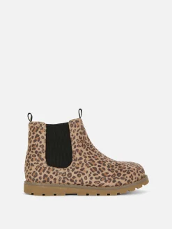 Leopard Zip Ankle Boots|Primark Discount