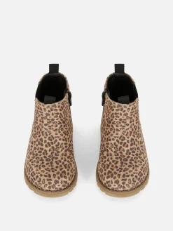 Leopard Zip Ankle Boots|Primark Discount