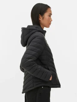 Lightweight Hooded Puffer Jacket|Primark Hot