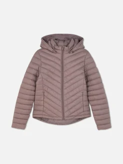 Lightweight Hooded Puffer Jacket|Primark Hot