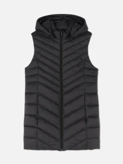 Long Quilted Vest|Primark Discount