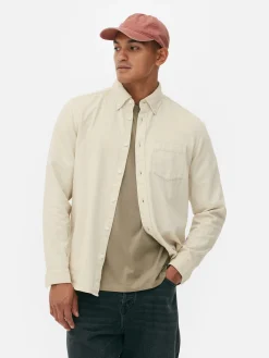 Long Sleeve Cotton Twill Shirt|Primark New