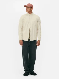 Long Sleeve Cotton Twill Shirt|Primark New