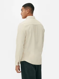 Long Sleeve Cotton Twill Shirt|Primark New