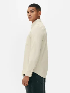 Long Sleeve Cotton Twill Shirt|Primark New