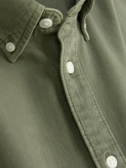 Long Sleeve Cotton Twill Shirt|Primark Clearance