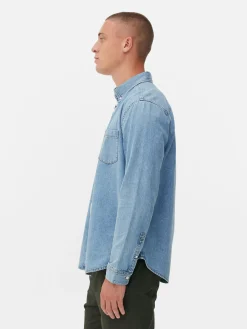 Long Sleeve Cotton Twill Shirt|Primark Clearance