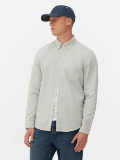 Long Sleeve Cotton Twill Shirt|Primark Discount