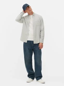 Long Sleeve Cotton Twill Shirt|Primark Discount