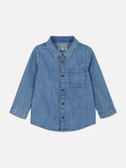 Long Sleeve Denim Shirt|Primark Clearance
