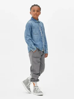 Long Sleeve Denim Shirt|Primark
