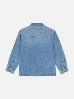 Long Sleeve Denim Shirt|Primark