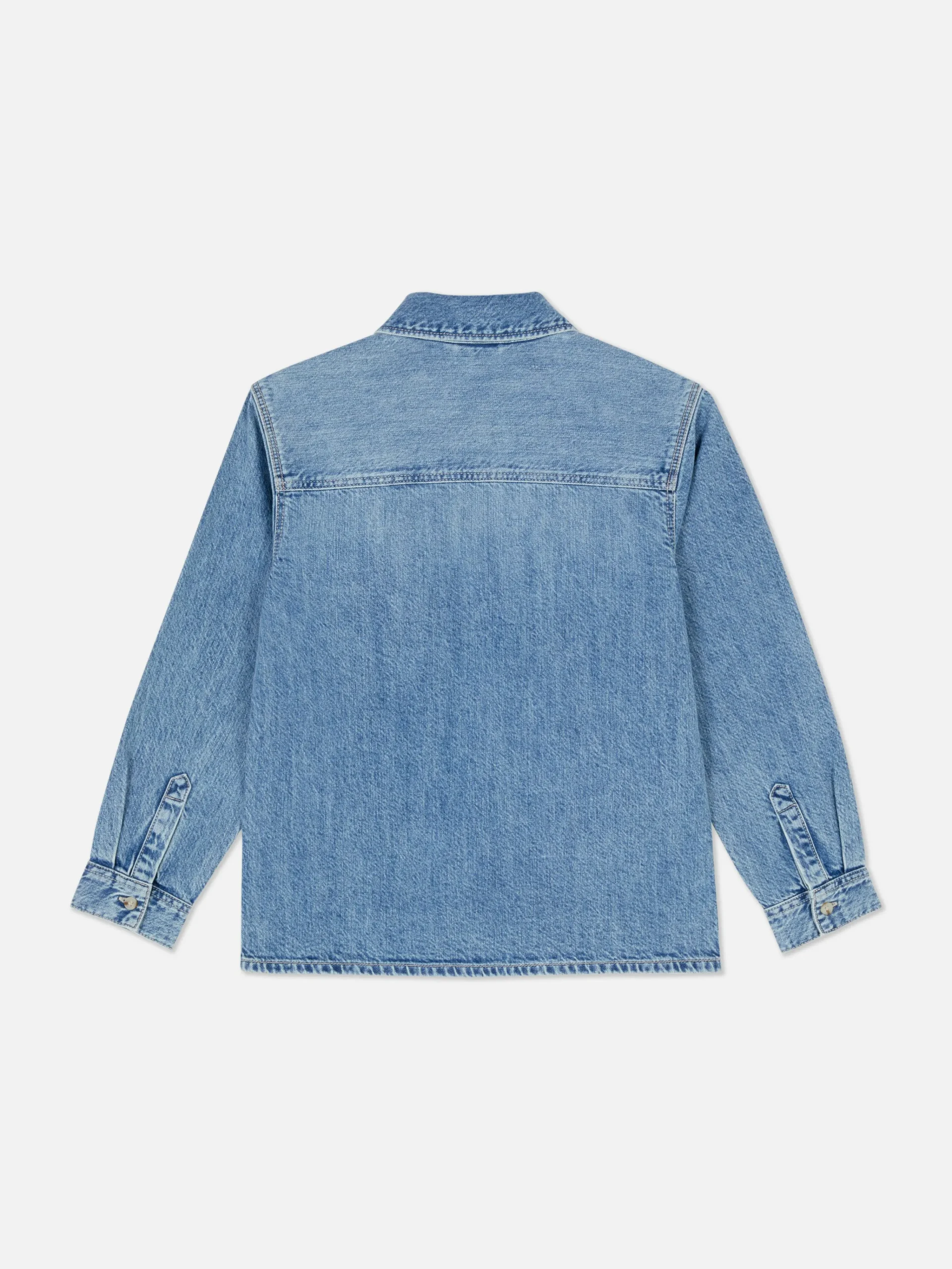 Long Sleeve Denim Shirt|Primark
