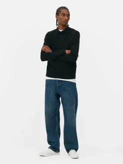 Long Sleeve Polo Jumper|Primark
