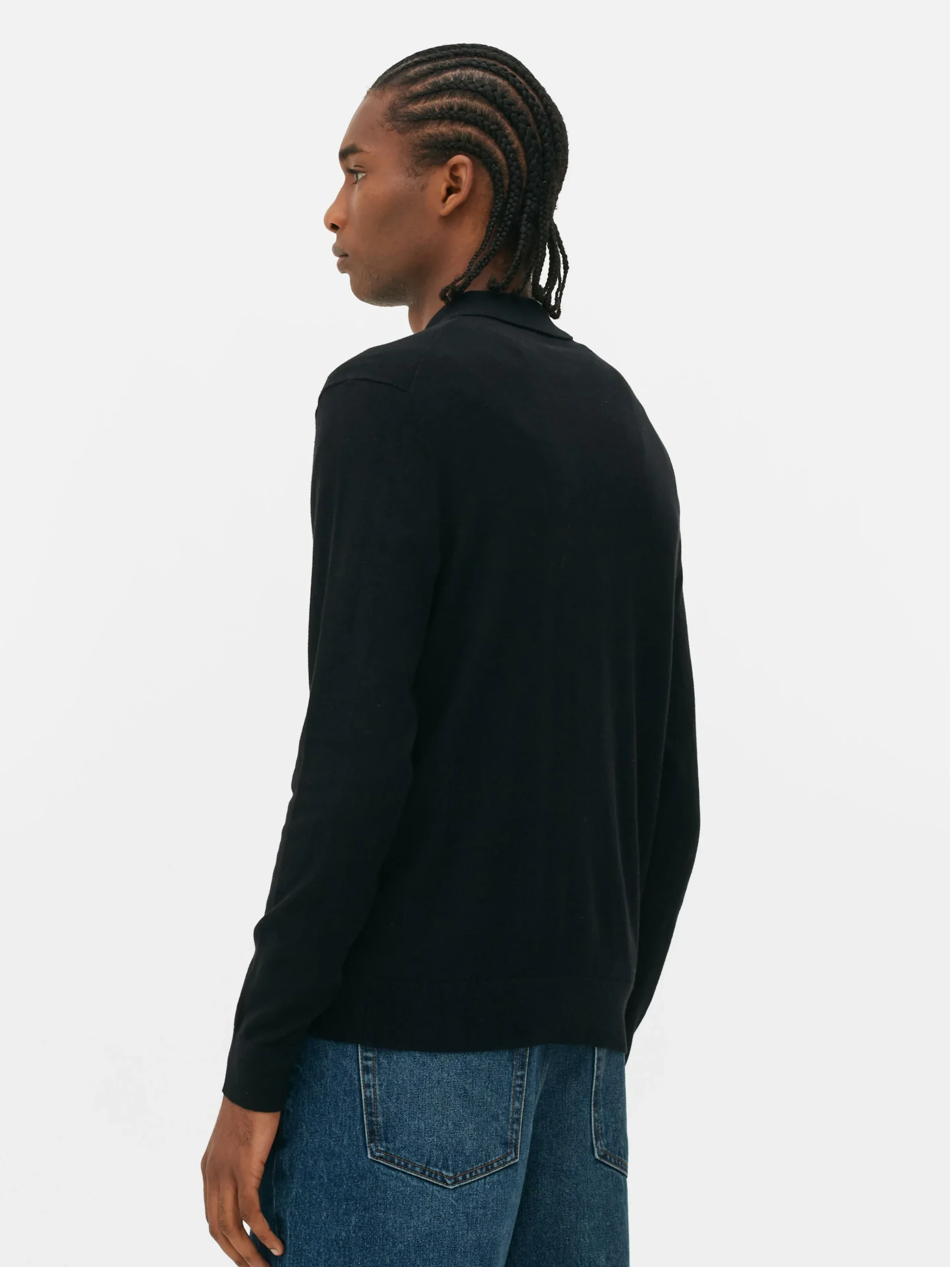 Long Sleeve Polo Jumper|Primark