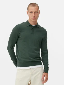 Long Sleeve Polo Jumper|Primark