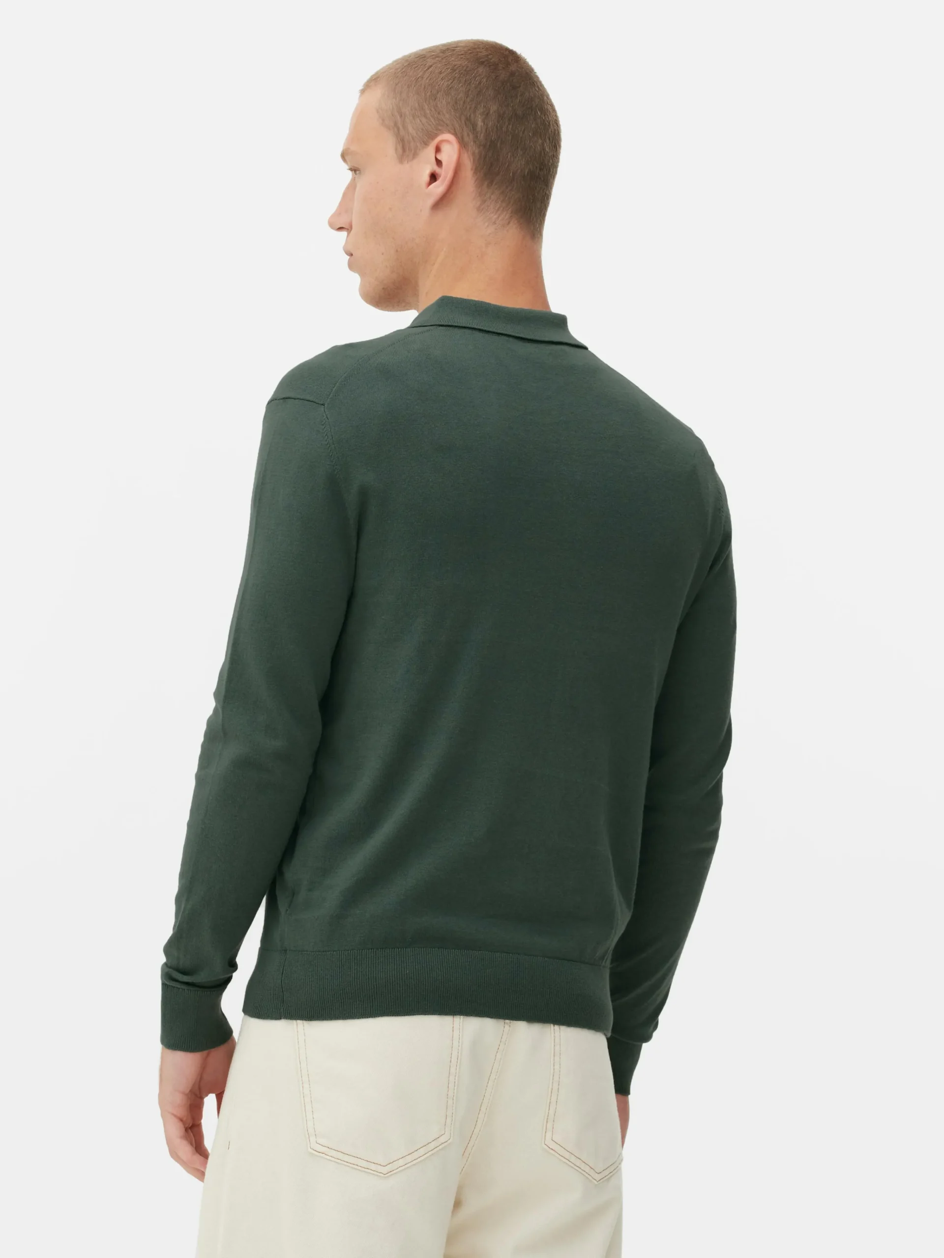Long Sleeve Polo Jumper|Primark