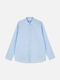 Long Sleeve Poplin Shirt|Primark Outlet
